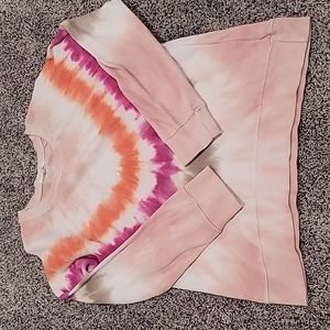 Tie Dye Crew Neck Sweatshirt